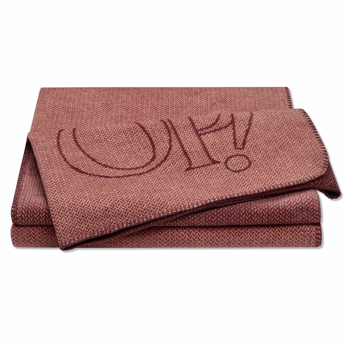 JOOP! Wohndecke Statement - orange-bordeaux