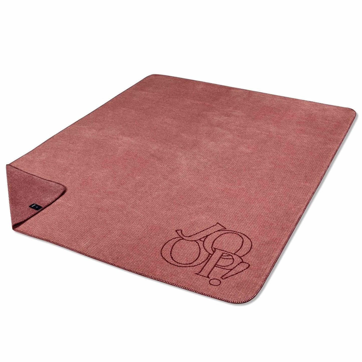 JOOP! Wohndecke Statement - orange-bordeaux