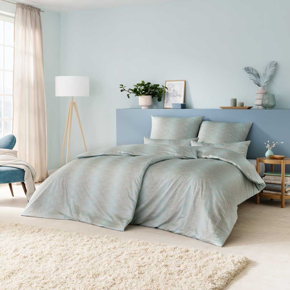 Estella Bettwäsche Ellie 2161 - Aquamarin 140