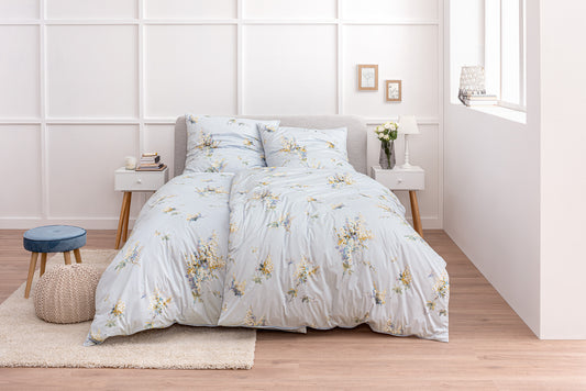 Estella Bettwäsche Lilac 6933 - Hellblau 160